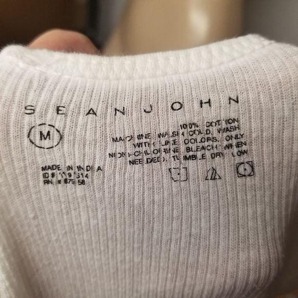 A-shirt tank top beater undershirt medium mens 34-36 white - Picture 7 of 7